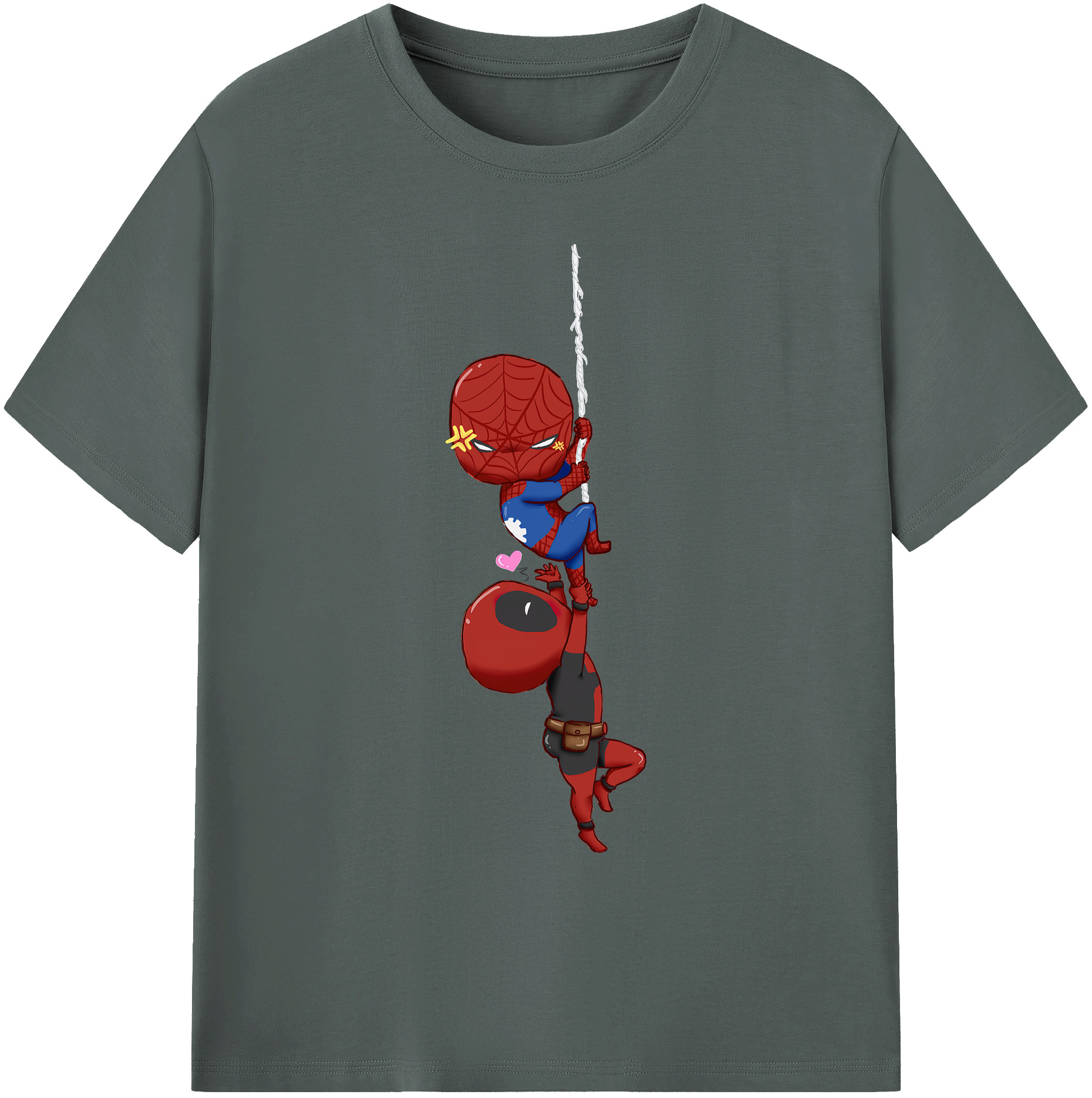 （画像用） Deadpool デッドプール 綿100％ メンズ半袖Tシャツ｜肌触りやわらか＆通気性